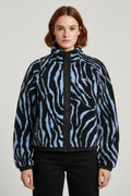 Tommy Hilfiger Jeans Damen Fleecejacke Blau Schwarz Größe S