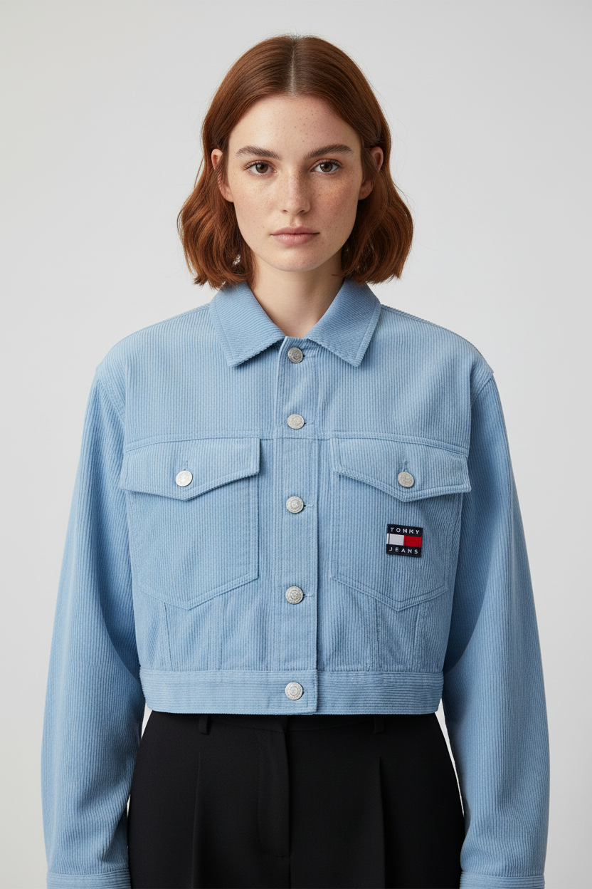 Tommy Hilfiger Jeans Damen Jacke Blau Größe S