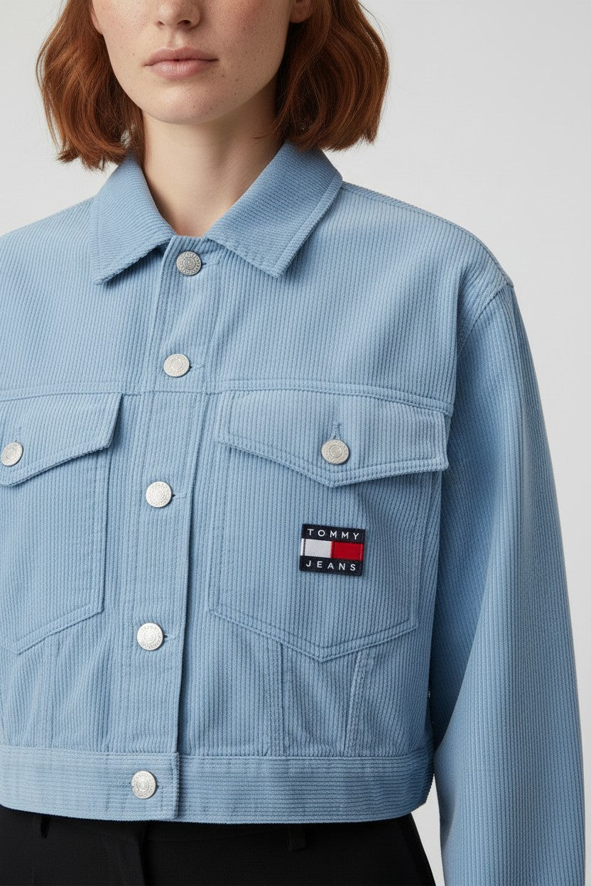 Tommy Hilfiger Jeans Damen Jacke Blau Größe S