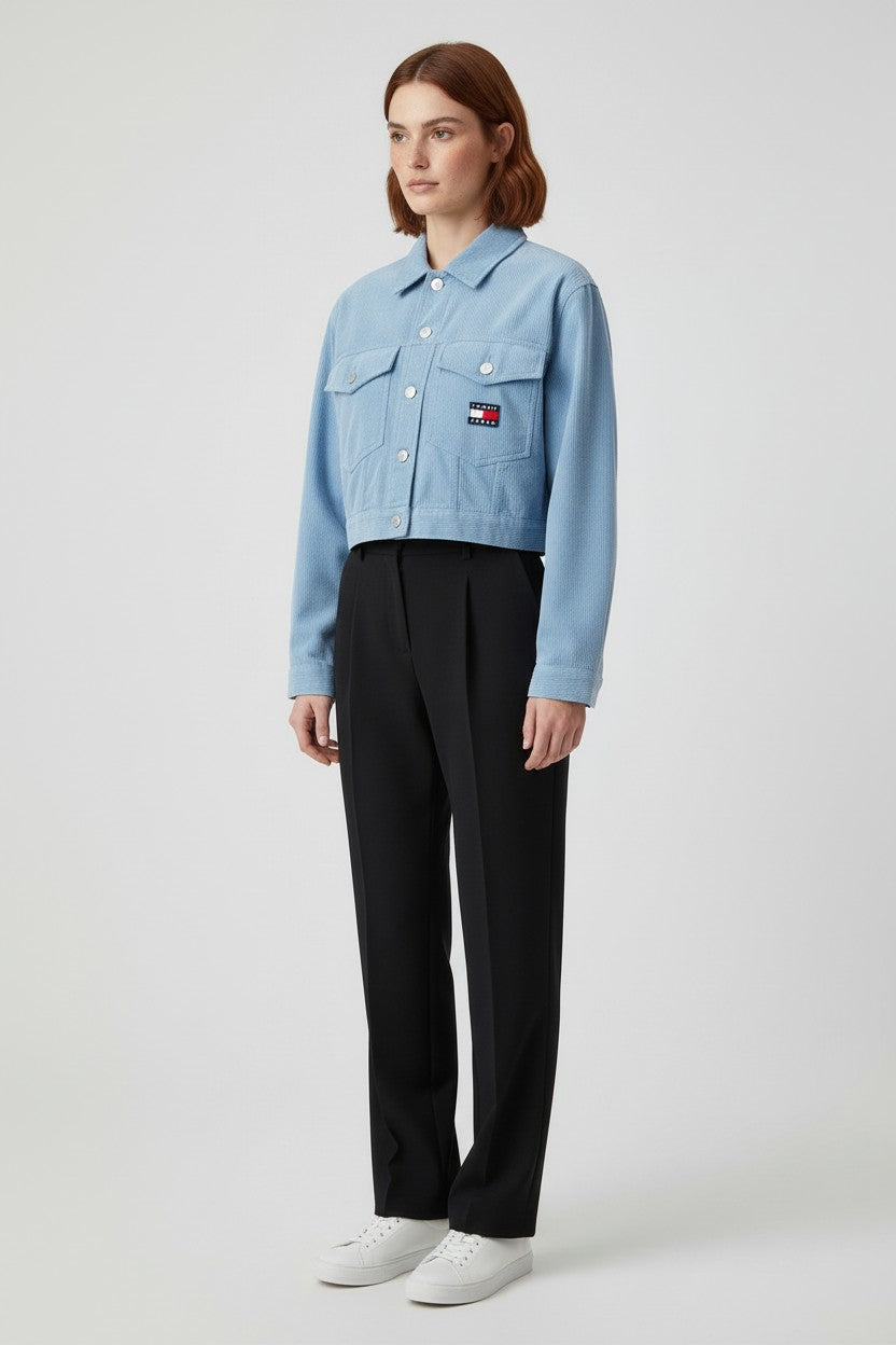 Tommy Hilfiger Jeans Damen Jacke Blau Größe S