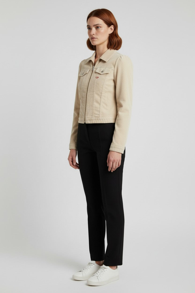 Diesel Damen Jacke Beige Größe S