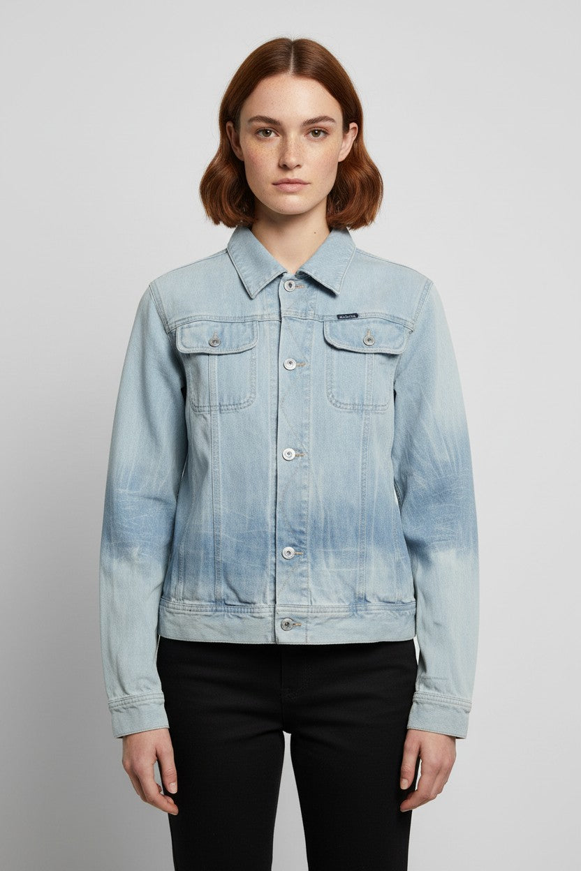 Diesel Damen Jeansjacke Blau Größe XXL