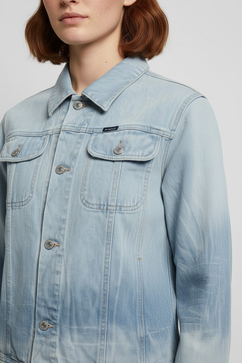 Diesel Damen Jeansjacke Blau Größe XXL