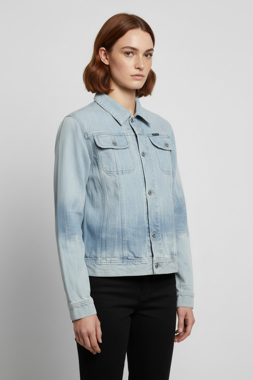 Diesel Damen Jeansjacke Blau Größe XXL