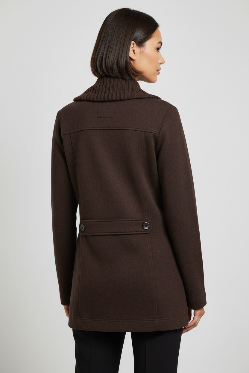 ESPRIT Damen Dufflecoat Braun Größe XL