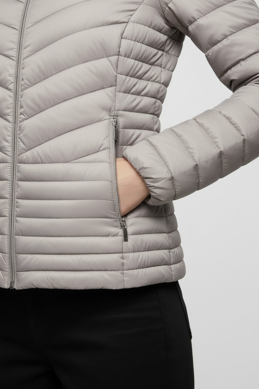 ESPRIT Damen Leichte Jacke Beige Größe XXL