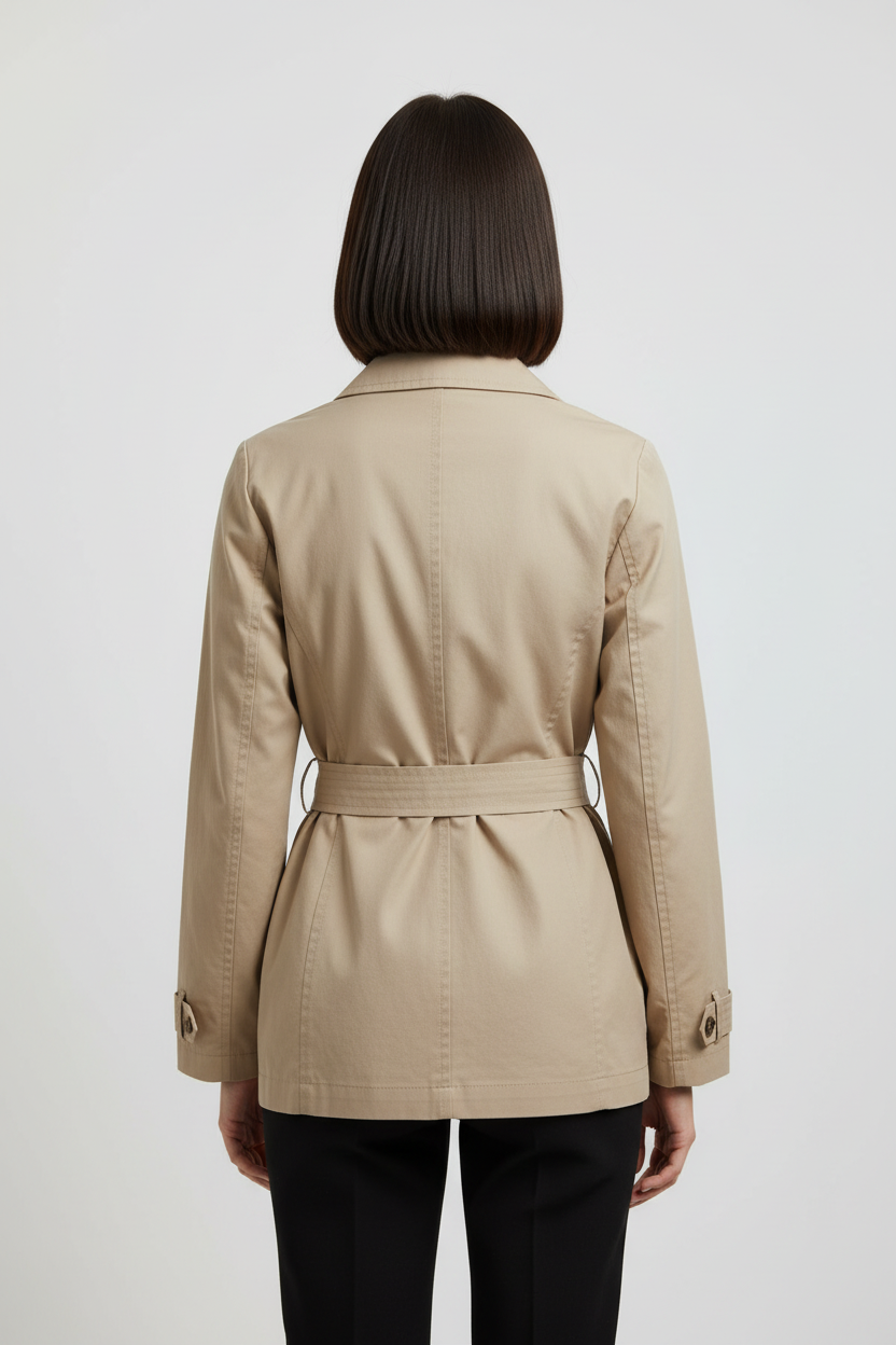 ESPRIT Damen Trenchcoat Beige Größe M
