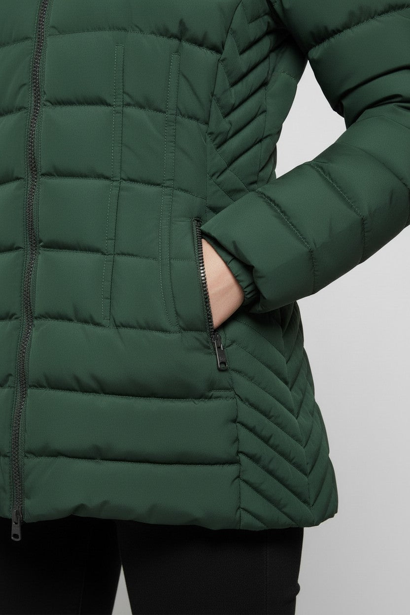 ESPRIT Damen Winterjacke Grün Größe XXL