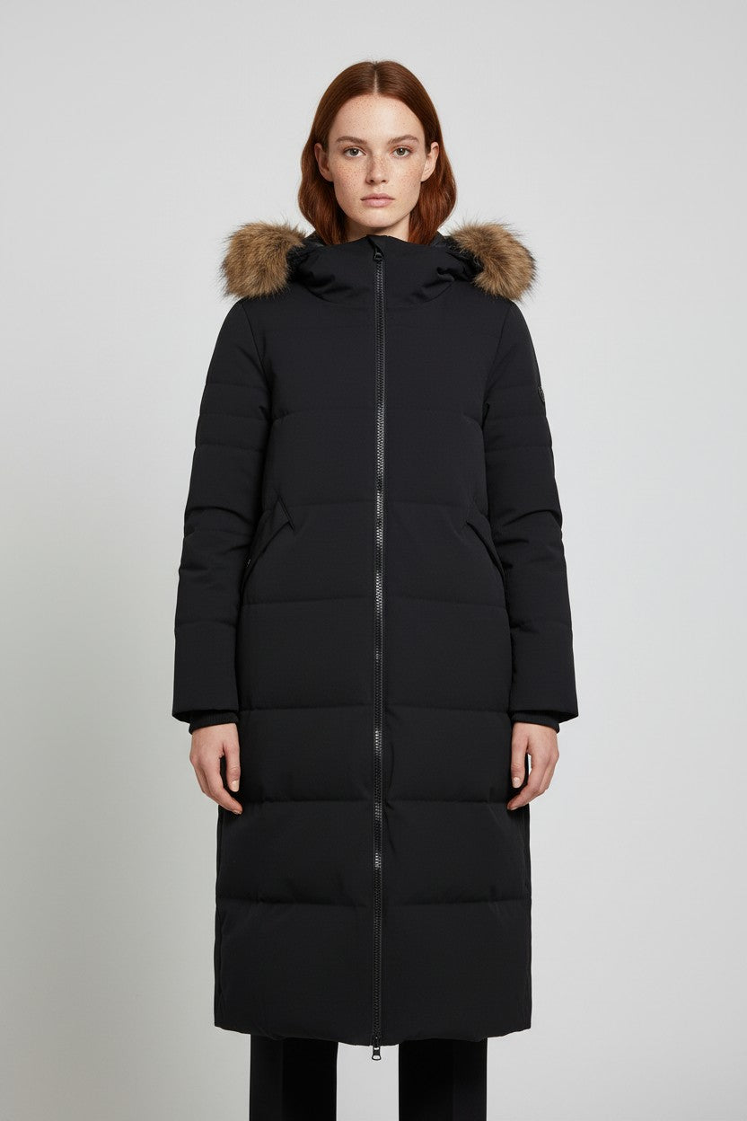 ESPRIT Damen Wintermantel Schwarz Größe XL