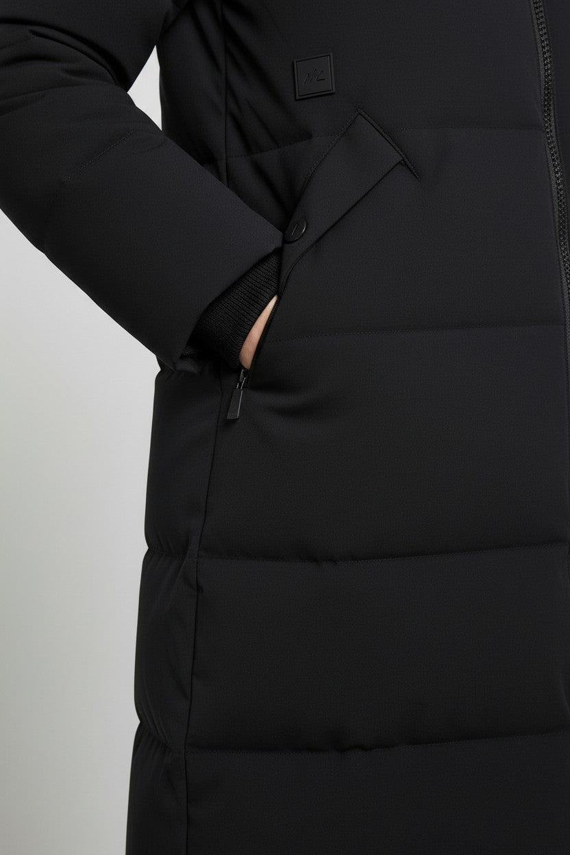 ESPRIT Damen Wintermantel Schwarz Größe XL