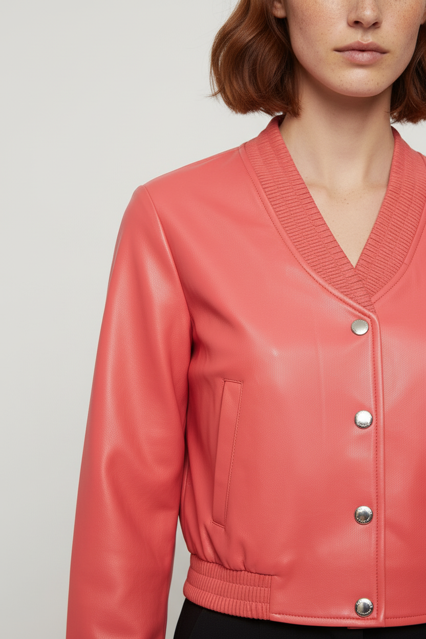 Guess Damen Bomberjacke Rot Größe S