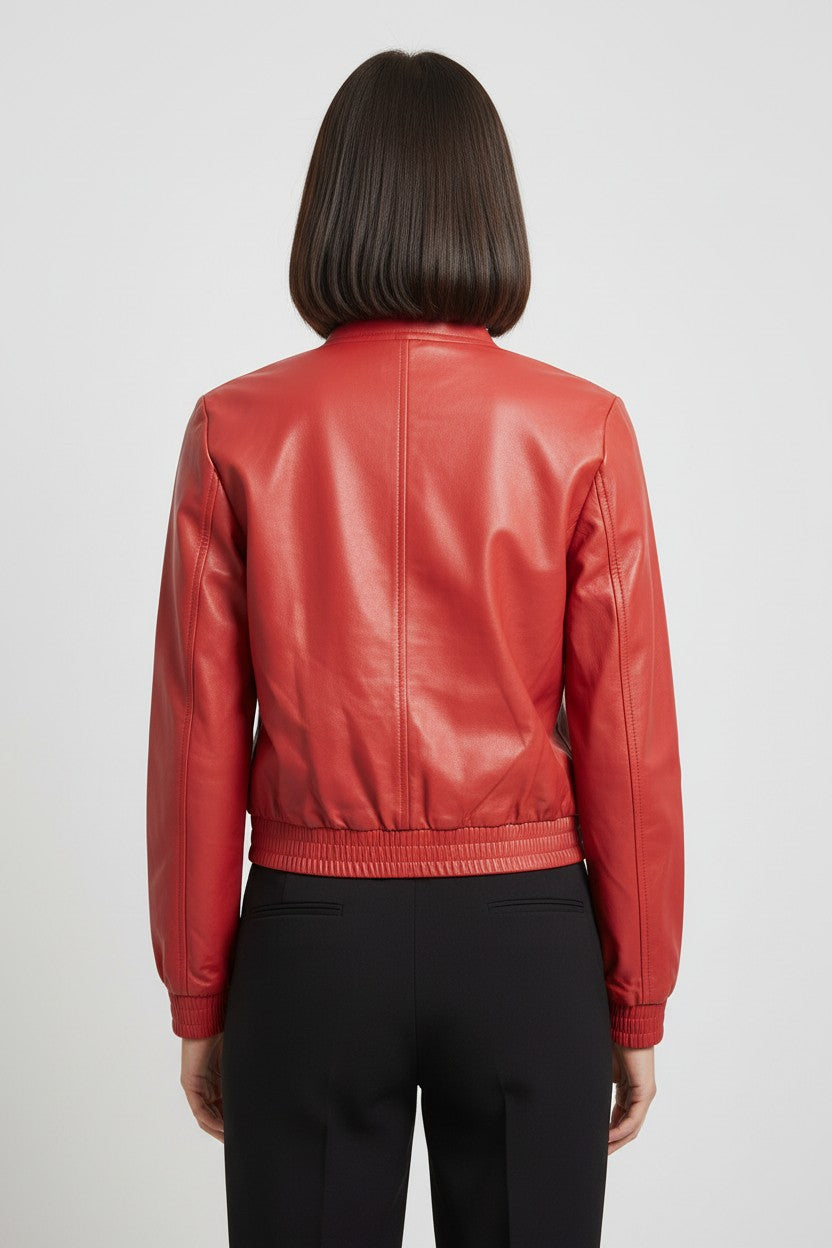 Guess Damen Bomberjacke Rot Größe S