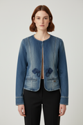 Guess Damen Jeansjacke Blau Größe L