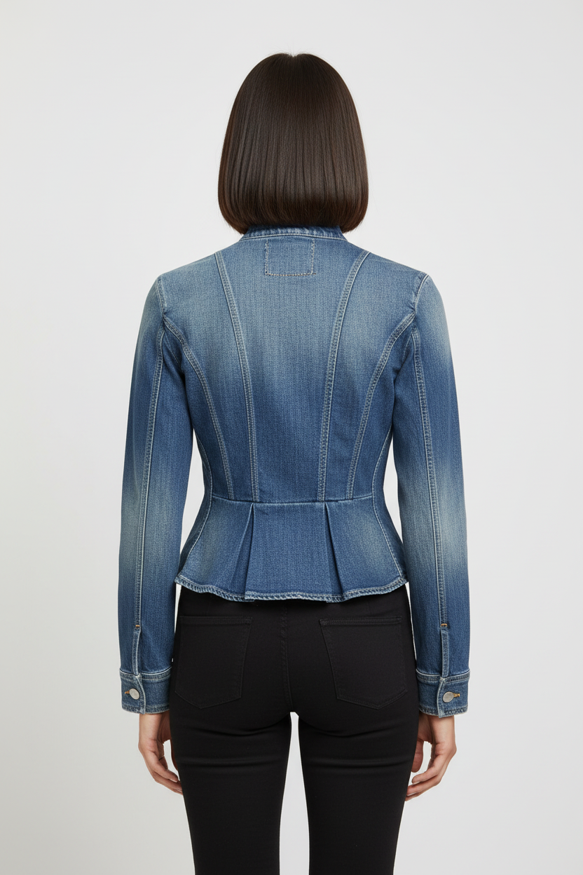 Guess Damen Jeansjacke Blau Größe L