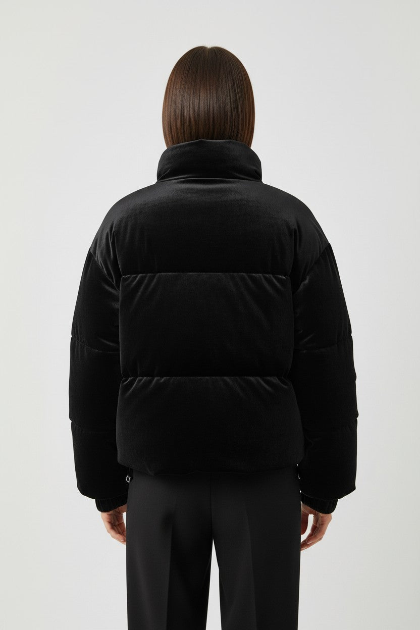 Juicy Couture Damen Winterjacke Schwarz Größe XL