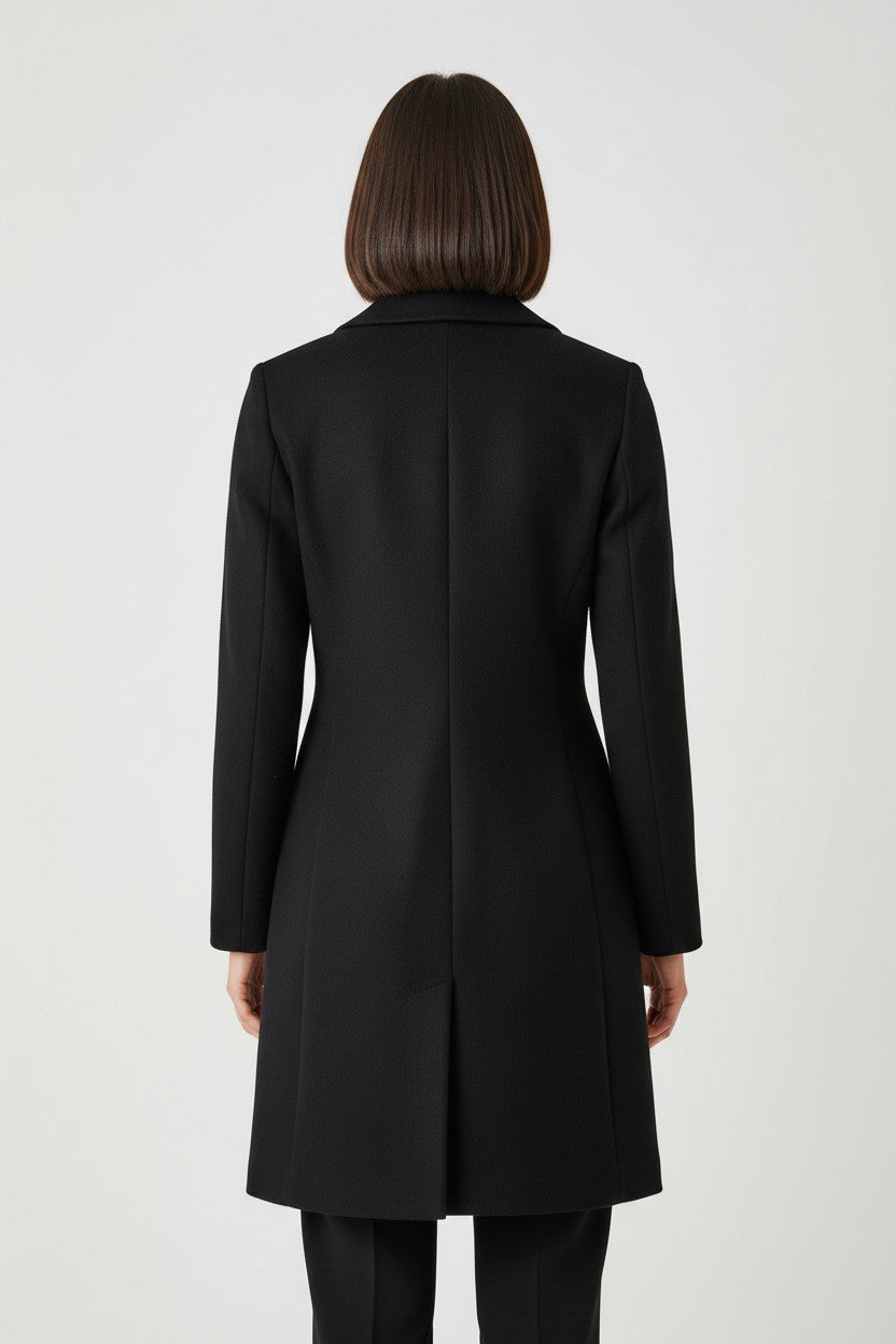 Miss Sixty Damen Mantel Schwarz Größe L