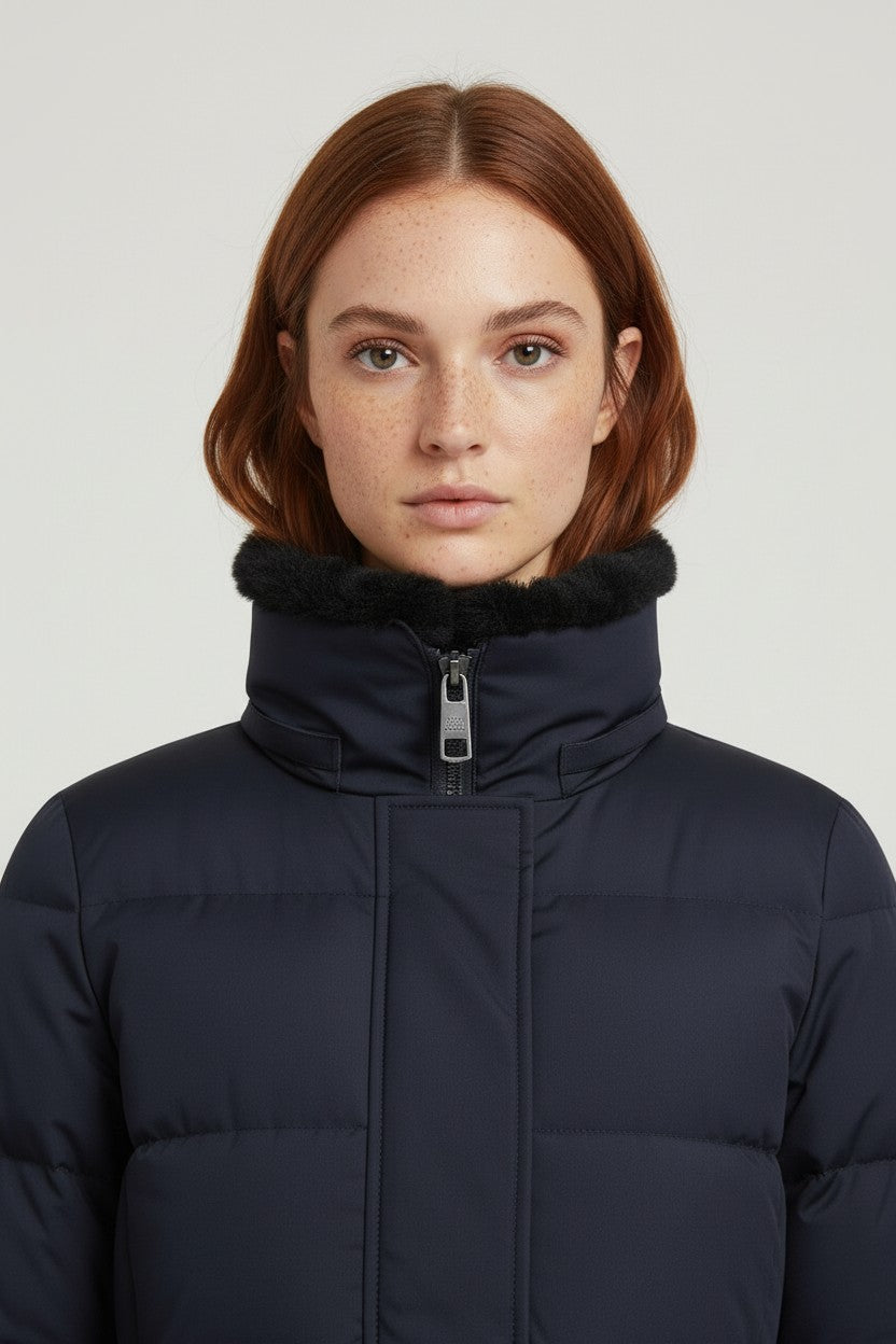 Tommy Hilfiger Damen Daunenjacke Blau Größe XS