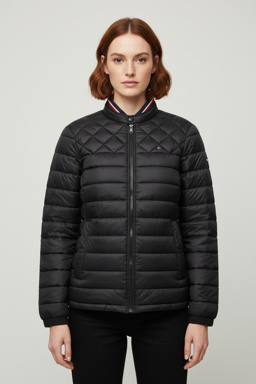 Tommy Hilfiger Damen Leichte Jacke Schwarz Größe L