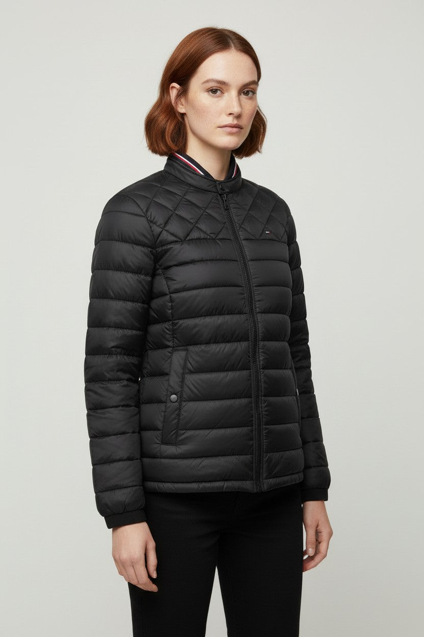 Tommy Hilfiger Damen Leichte Jacke Schwarz Größe L