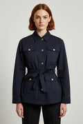 Tommy Hilfiger Damen Safarijacke Blau Größe XS