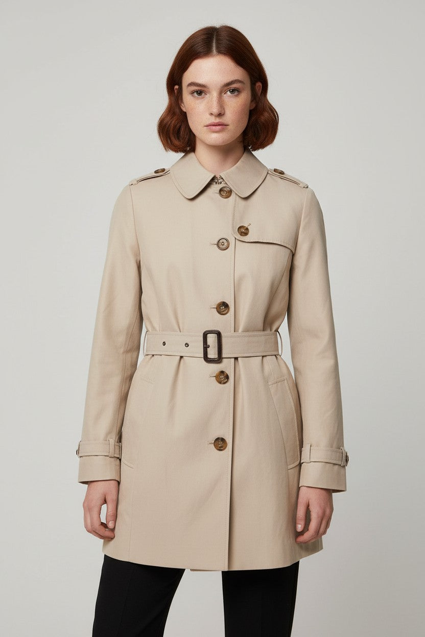 Tommy Hilfiger Damen Trenchcoat Beige Größe XXL