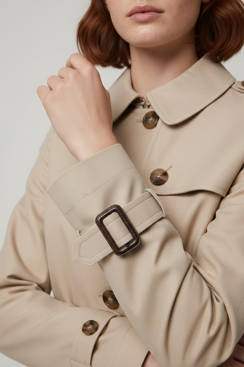 Tommy Hilfiger Damen Trenchcoat Beige Größe XXL
