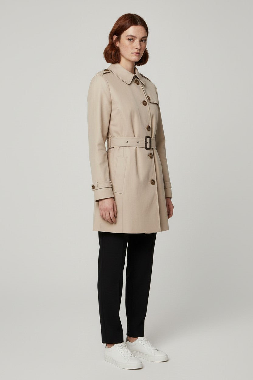 Tommy Hilfiger Damen Trenchcoat Beige Größe XXL