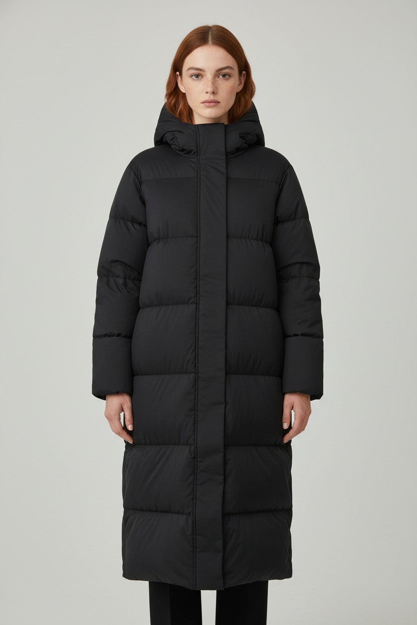 Tommy Hilfiger Damen Wintermantel Grau Größe M