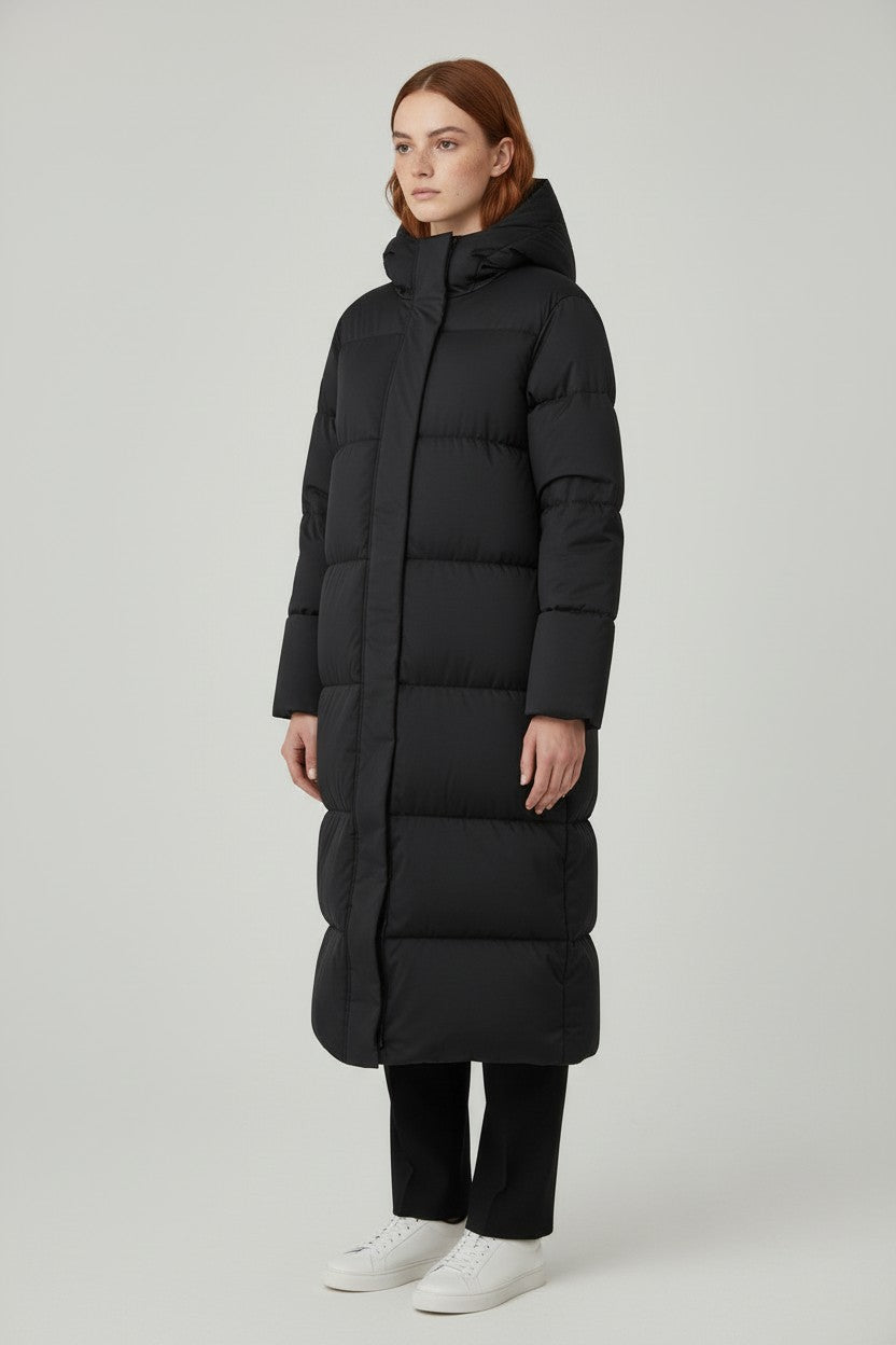 Tommy Hilfiger Damen Wintermantel Grau Größe M