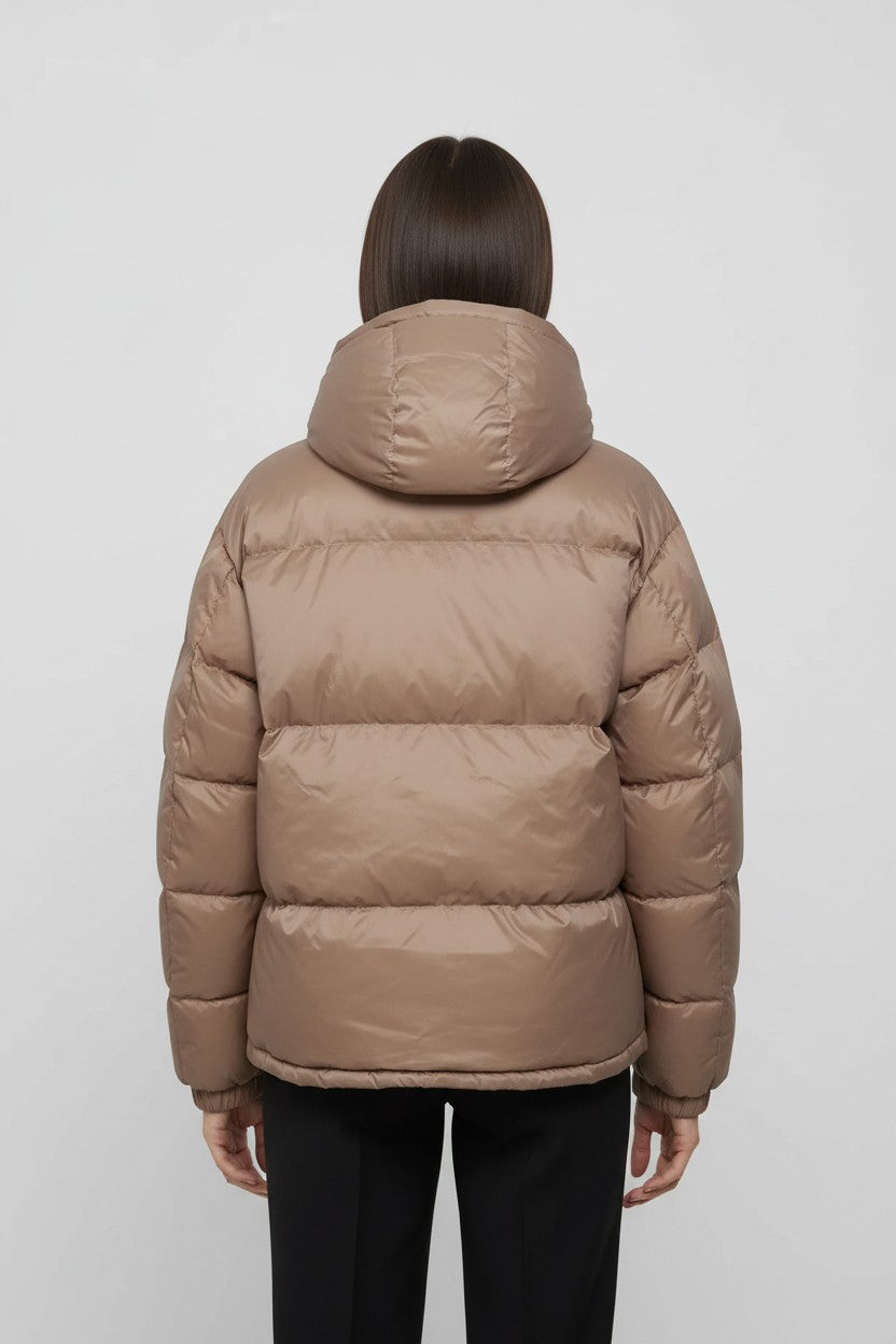 Tommy Hilfiger Jeans Damen Winterjacke Beige Größe XL
