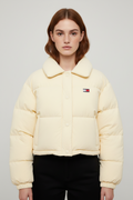 Tommy Hilfiger Jeans Damen Winterjacke Beige Größe XS