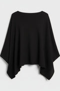COS Damen Poncho Schwarz Größe ONE SIZE