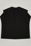 COS Damen Poncho Schwarz Größe ONE SIZE
