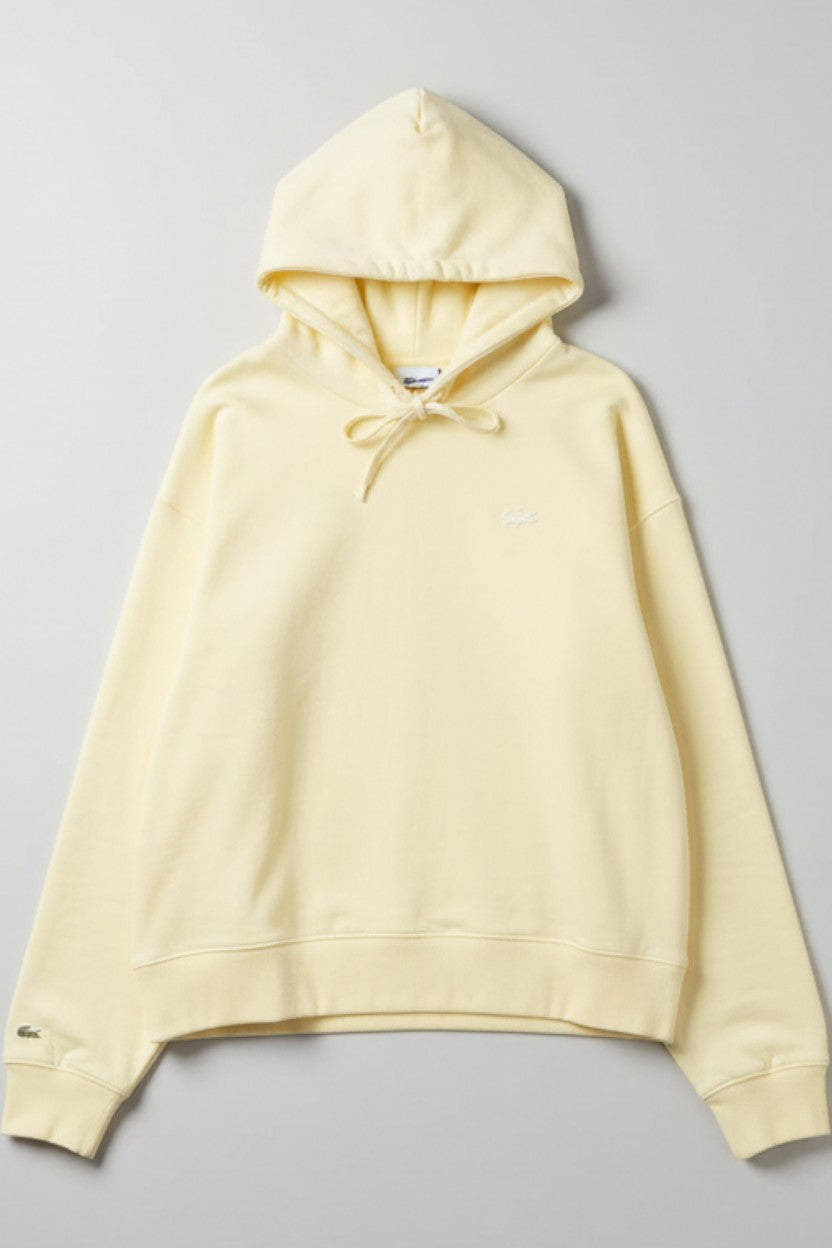 Lacoste Damen Kapuzenpullover Gelb Größe 44