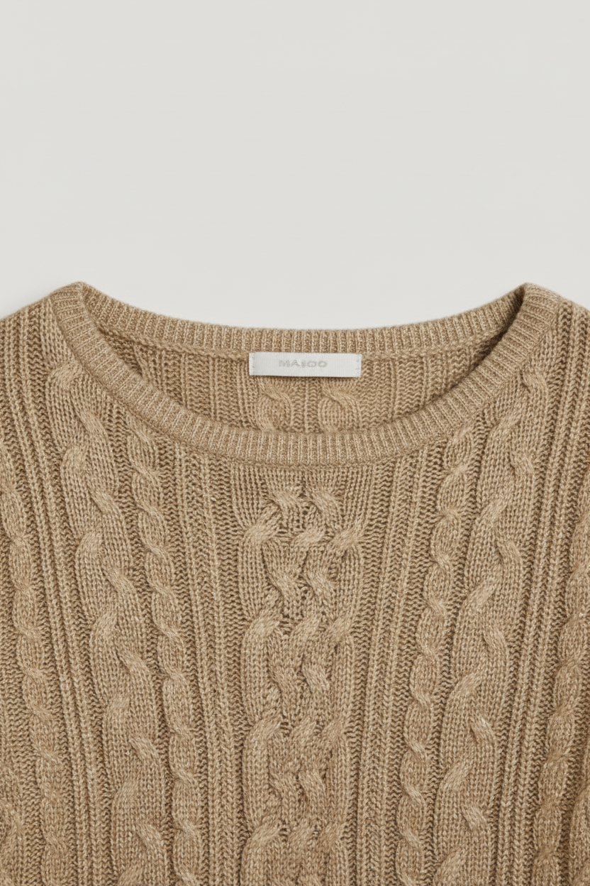 Lauren Ralph Lauren Damen Strickpullover Gold Größe XL