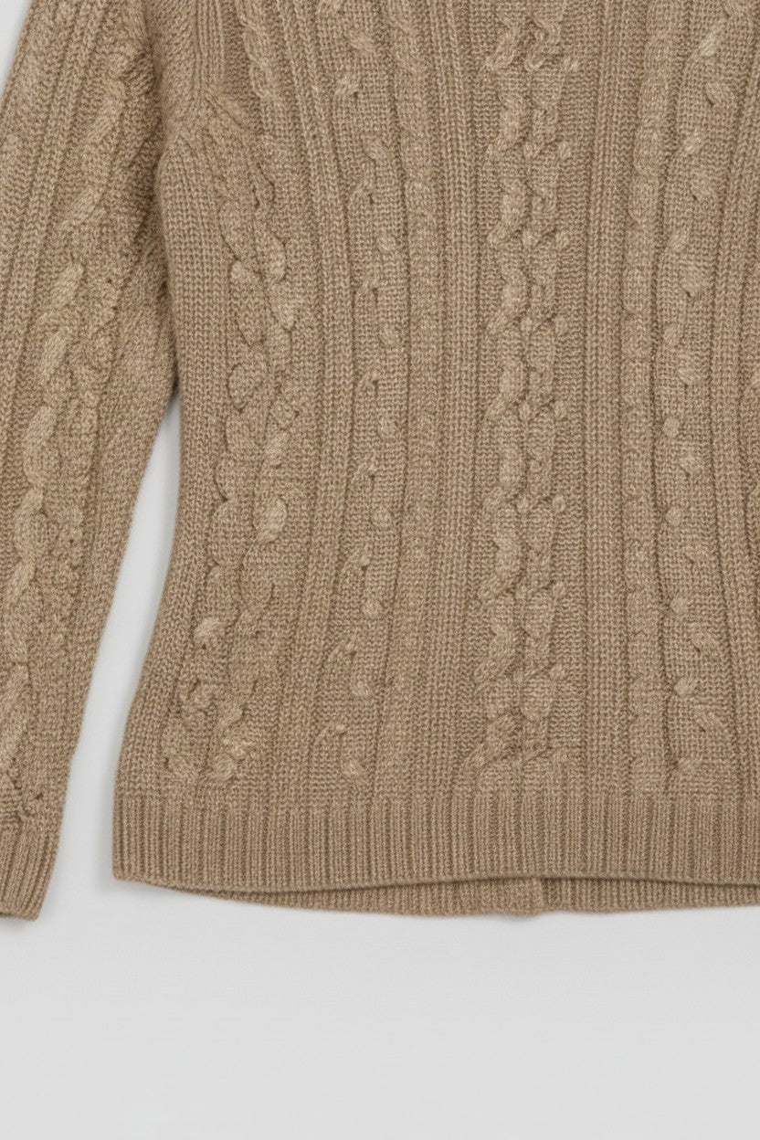 Lauren Ralph Lauren Damen Strickpullover Gold Größe XL