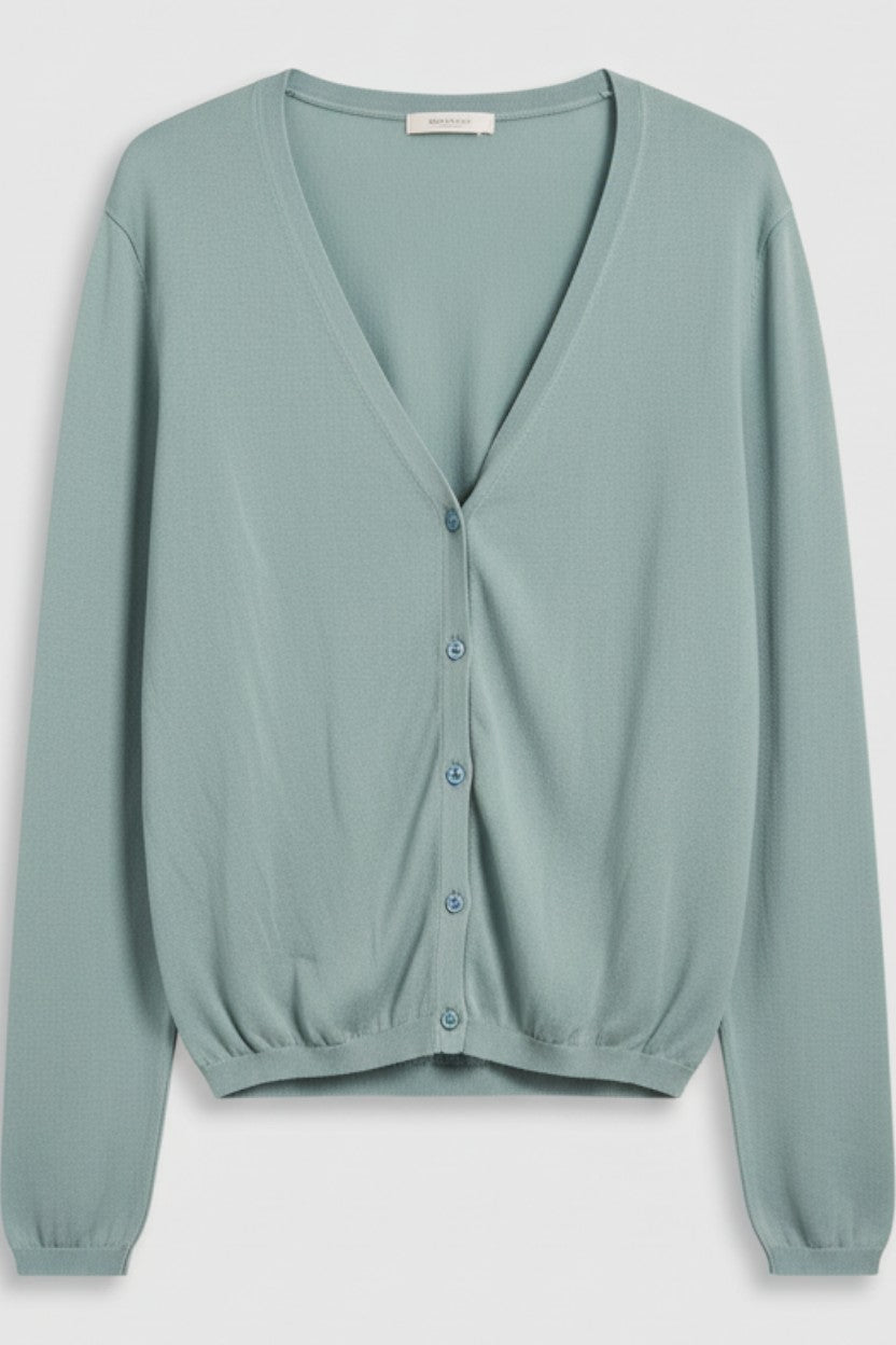 Marc O'Polo Damen Strickjacke Grün Größe XL