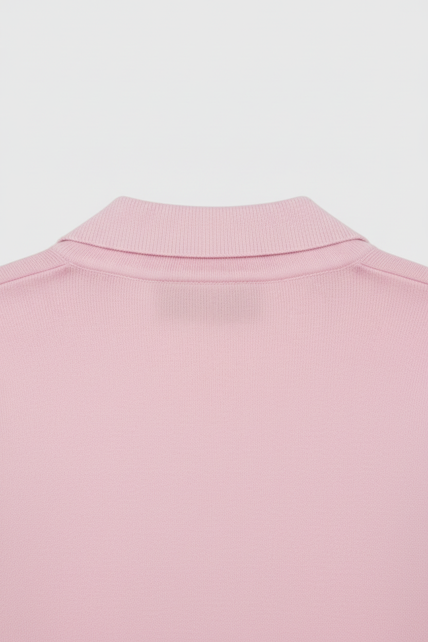 Massimo Dutti Damen Rugby Shirt Pink Größe XL
