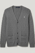Polo Ralph Lauren Damen Strickjacke Grau Größe XL