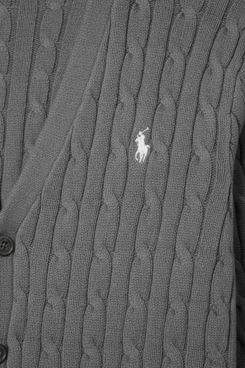 Polo Ralph Lauren Damen Strickjacke Grau Größe XL