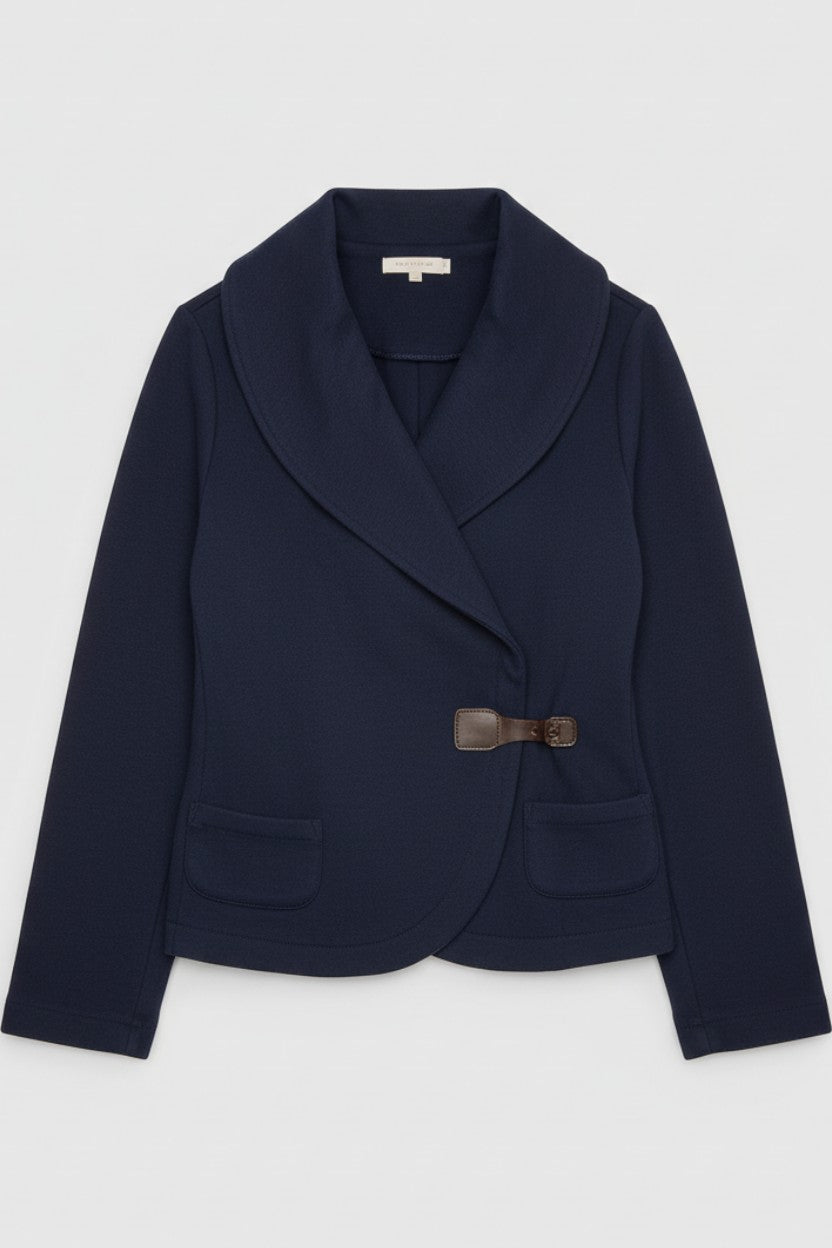 Ralph Lauren Damen Wickeljacke Blau Größe XL