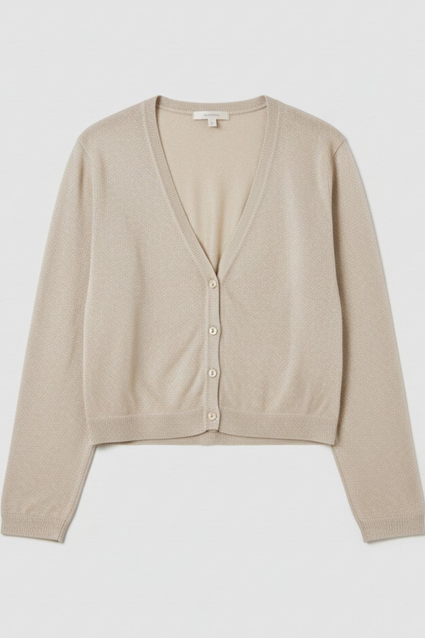Lauren Ralph Lauren Damen Strickjacke Gold Größe XL