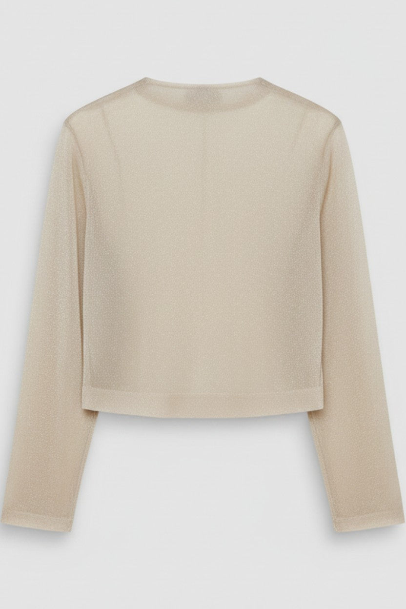 Lauren Ralph Lauren Damen Strickjacke Gold Größe XL