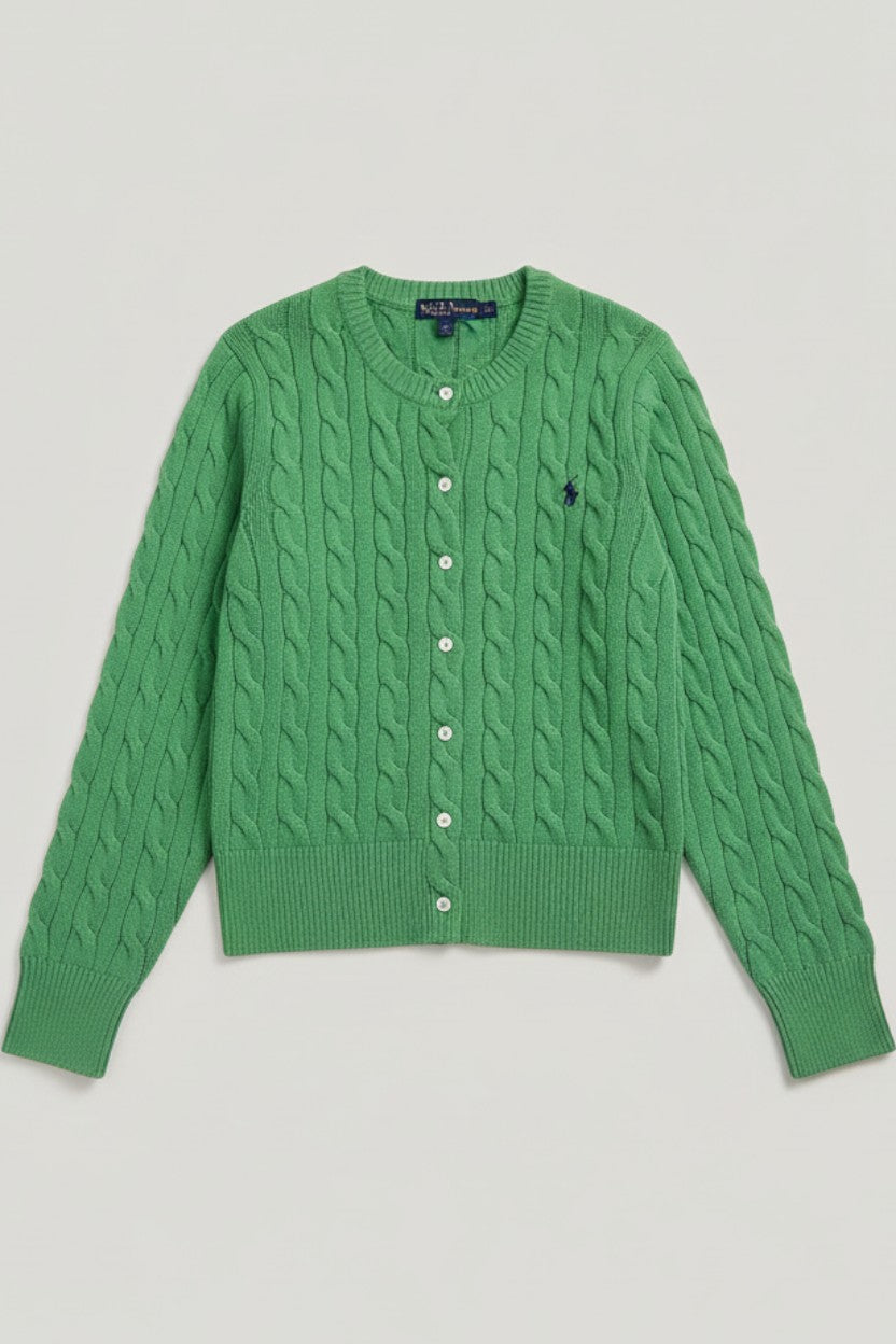 Polo Ralph Lauren Damen Strickjacke Grün Größe XL