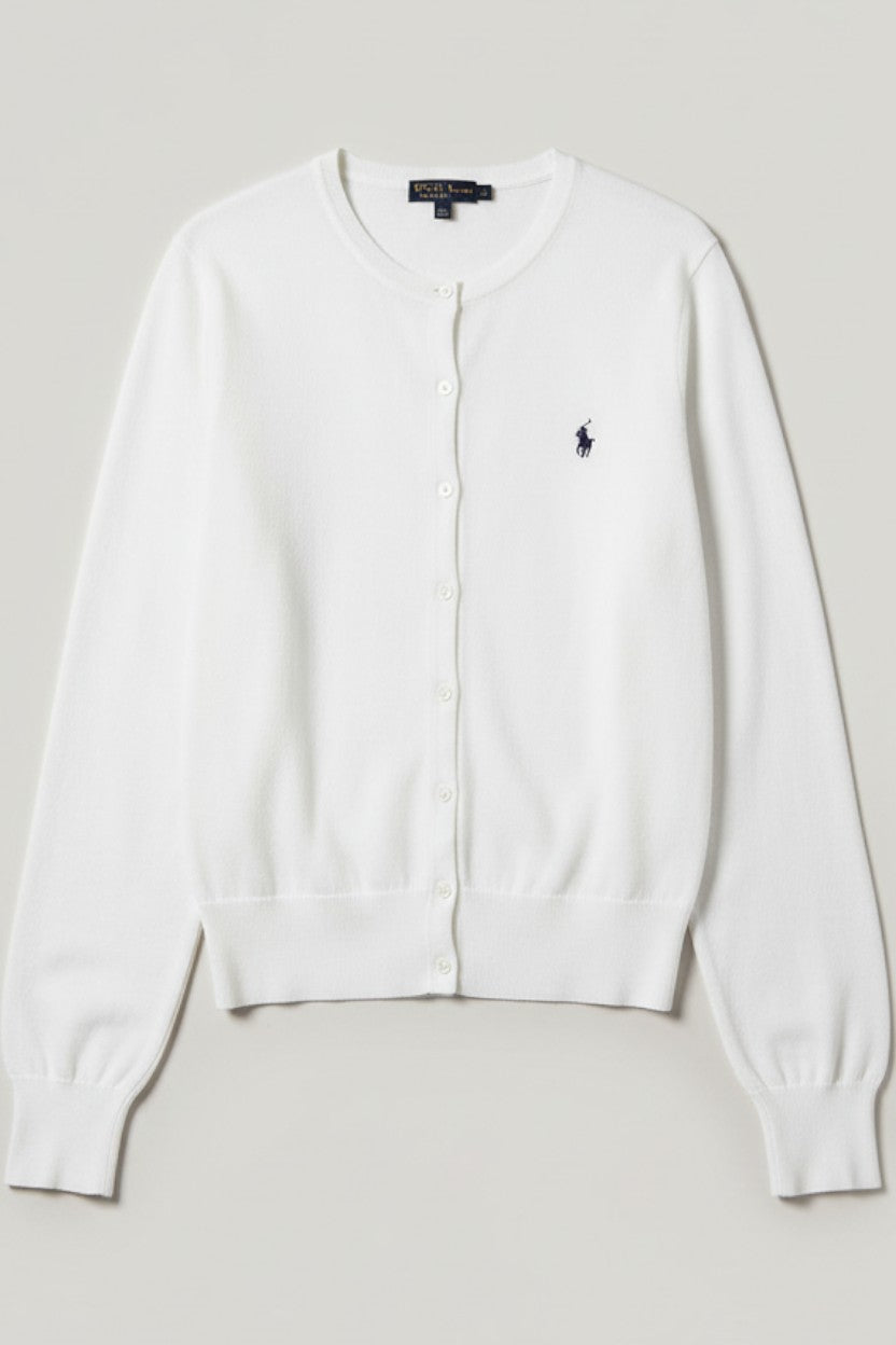 Ralph Lauren Sport Damen Strickjacke Weiß Größe XL
