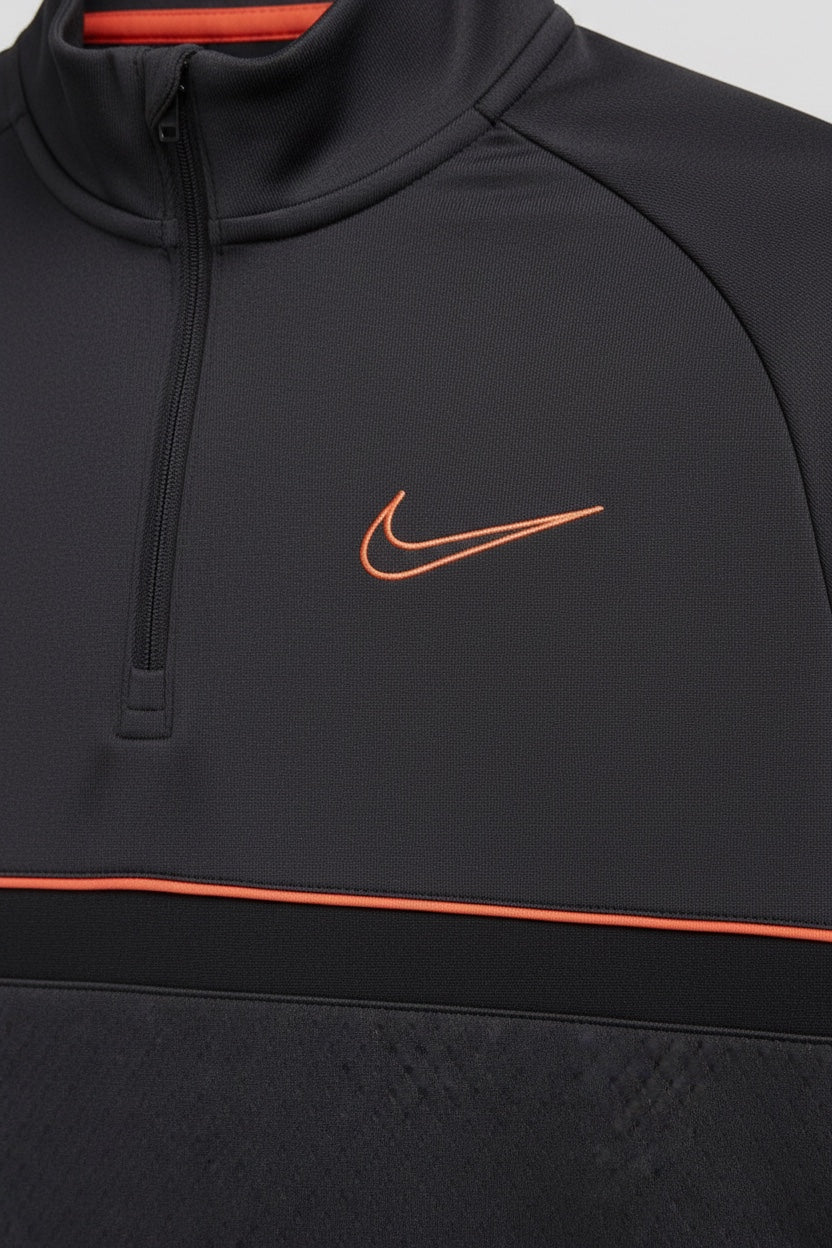 Nike Herren Trainingsoberteil Grau Orange Größe L