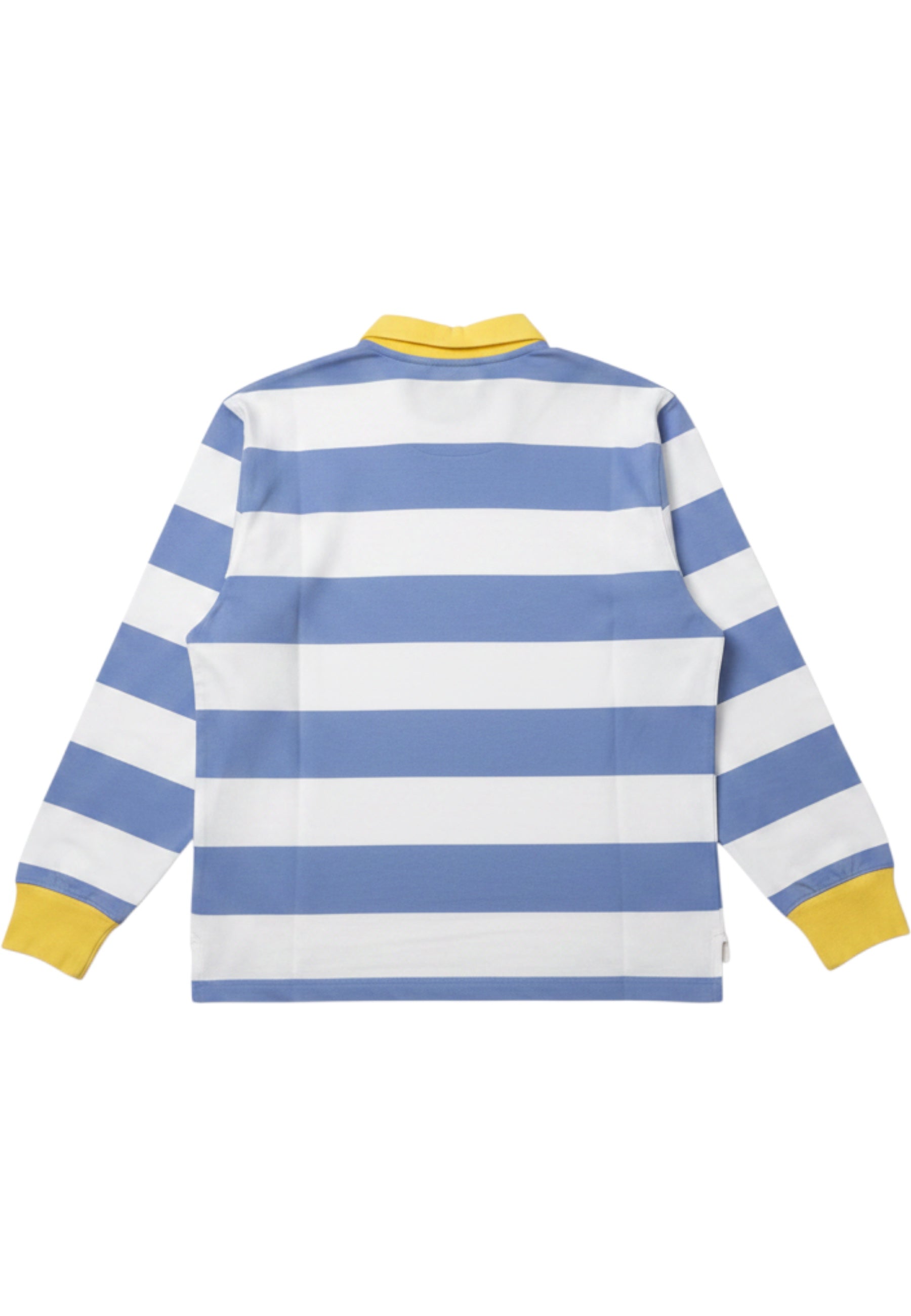 Vans Herren Rugby Shirt Blau Weiß Gelb Größe S