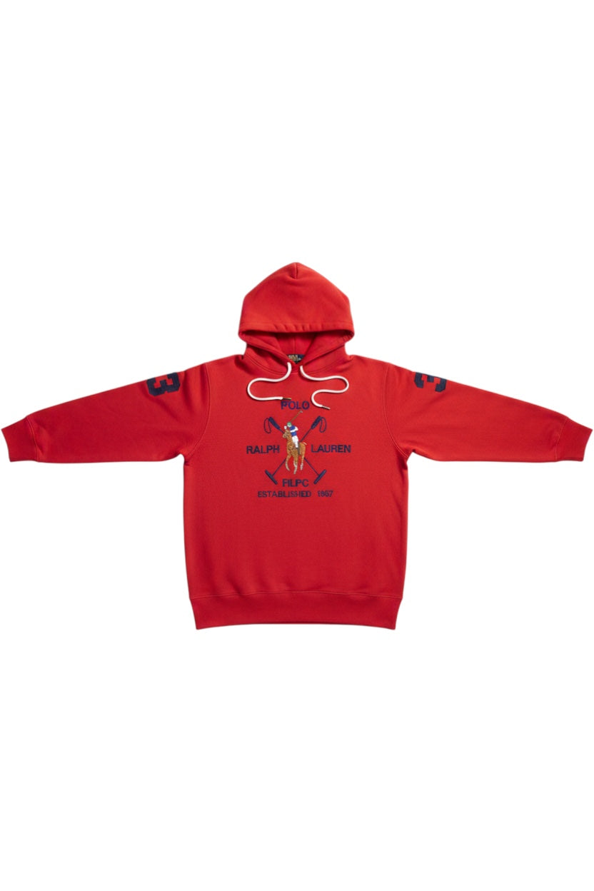 Polo Ralph Lauren Herren Kapuzenpullover Rot Größe M