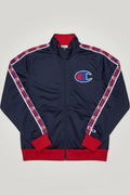 Champion Herren Trainingsjacke Blau Rot Größe M