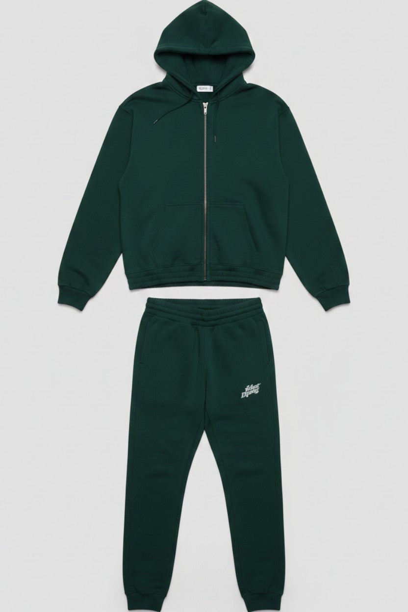 Lfdy Unisex Freizeitanzug Grün Größe L